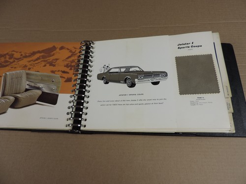 1965 Oldsmobile sales dealer album color paint fabric upholstery book Cutlass 88 - Picture 8 of 17