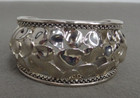 Michael Dawkins Textured Petal Cuff Bracelet - 925 Silver