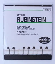 Virtuoso Arthur Rubinstein Schumann Chopin CD OOP Disc 2697102 Op 54 Piano Rare
