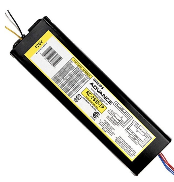Ballast électronique Advance RC2S85TP 120V Pour 2 Tubes Fluorescents F72T12/HO