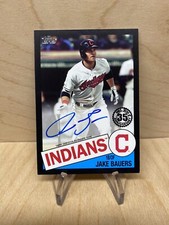 2020 Topps Jake Bauers 35th Anniversary 1985 Auto Black /199
