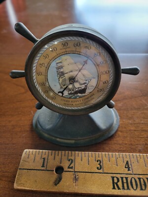 Vintage Cities Supply Co Sumter South Carolina thermometer Souvenir SC Sign