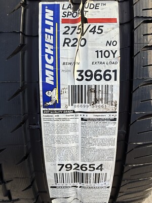 ONE BRAND NEW 275/45R20 110Y Michelin Latitude Sport N0 Porsche ONE BRAND NEW 275/45R20 110Y Michelin Latitude Sport N0 Porsche