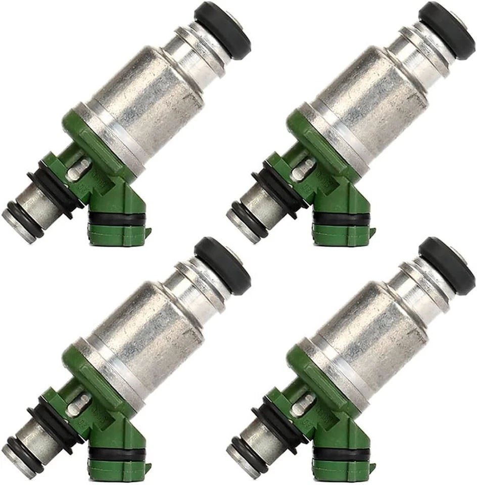 NUEVO x4 INYECTORES DE COMBUSTIBLE DENSO PARA 96-2000 Toyota RAV4 2.0L I4 California Emisiones Foto 3 de 4