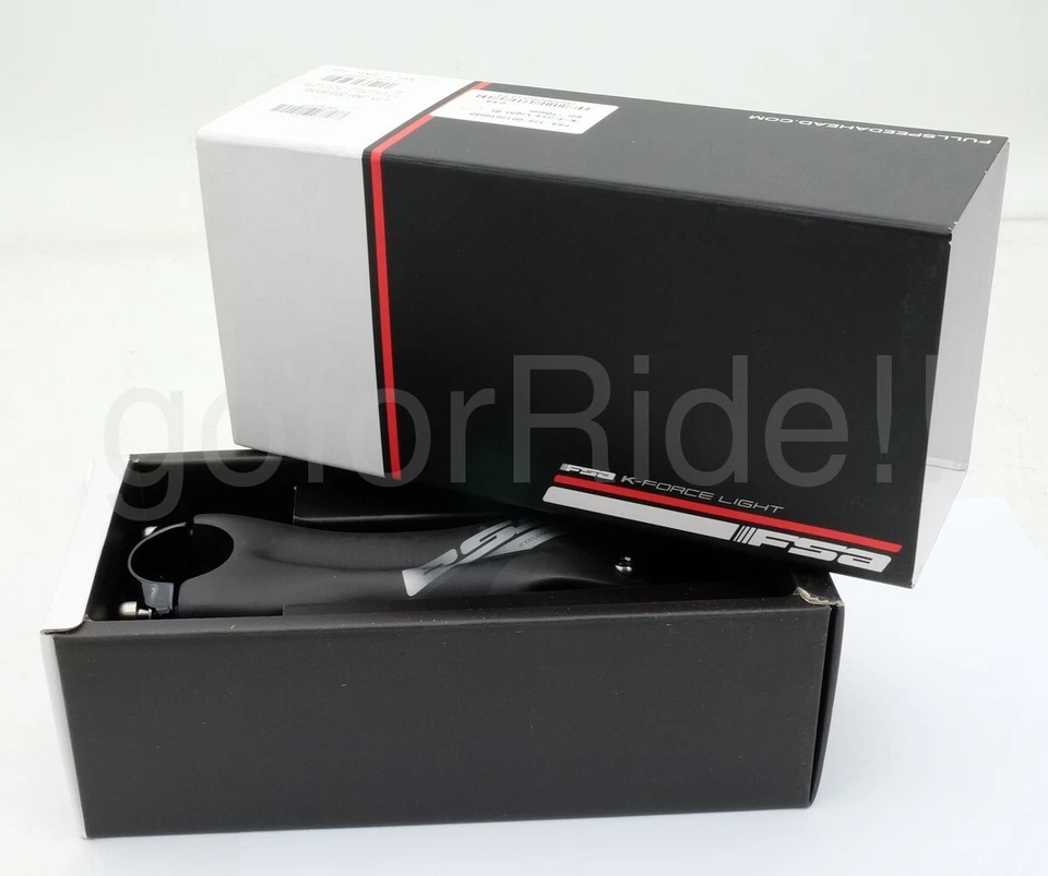 FSA K-Force Light Carbon Stem 110mm +/-6 Degree for Road Bicycle 31.8 Bar Clamp - Image 4 of 4