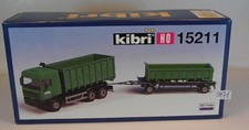 Kibri H0 Bausatz Nr. 15211 DAF LKW & Anhänger Schuttmulde Schwarz OVP 1 #5471