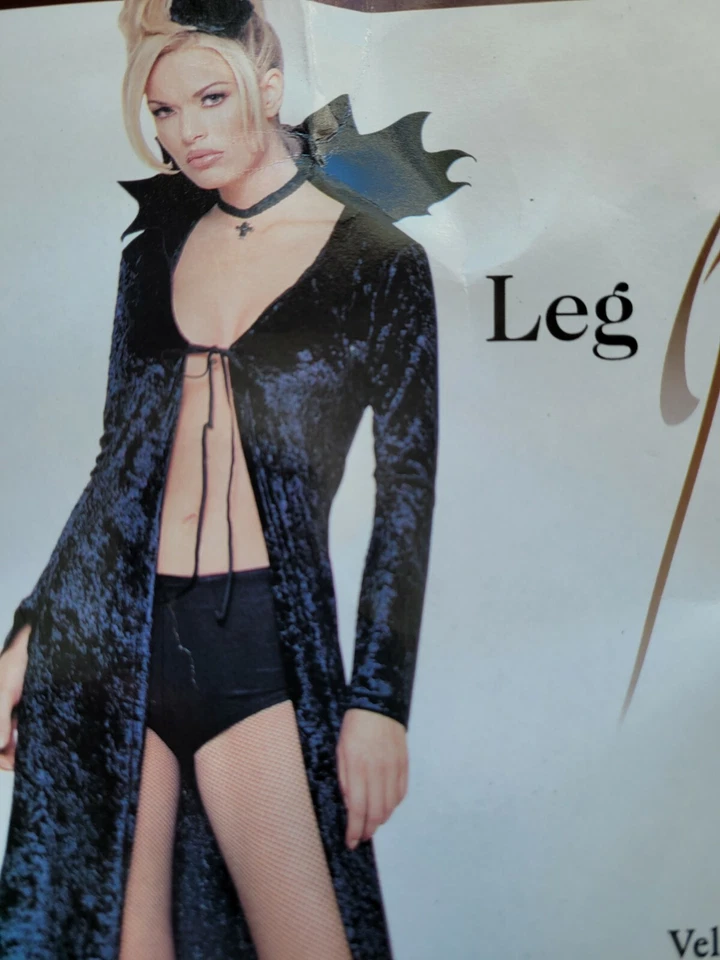 Sexy Disfraz de Halloween para Mujer Terciopelo Corona Cuello Bata Talla S/M Foto 2 de 4