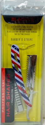 Black Ice Professional Hair Shaper Stainless Steel Blade For Barbers Beards 