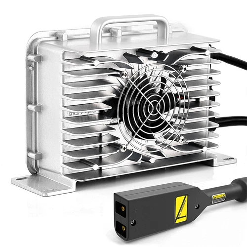 48 Volt 15 Amp Smart Lithium Battery Charger for EZGO TXT Golf Cart D Style Plug - Picture 1 of 10