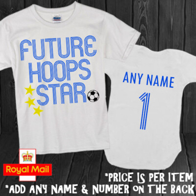 Future Hoops Star Personalised T-shirt Babygrow Romper 