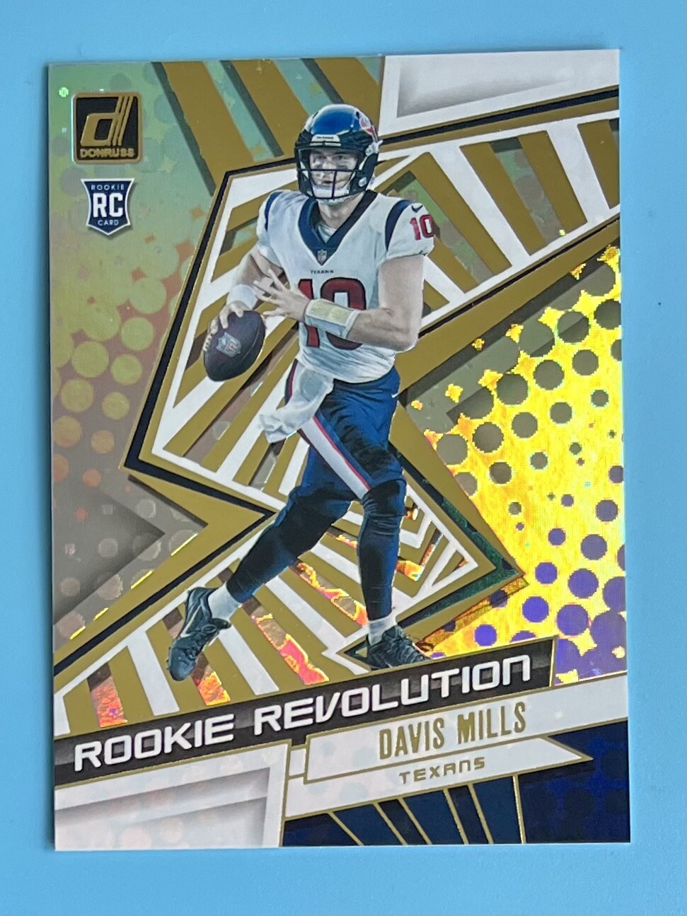 DAVIS MILLS 2021 Panini Donruss Rookie Revolution Insert #REV-DMI Houston Texans