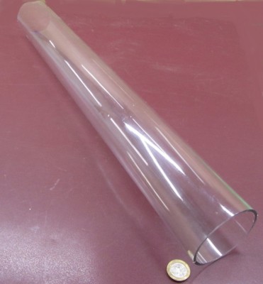Tubo Redondo Rígido De Policarbonato, Transparente