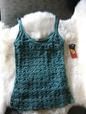 Crocheted Cami with matching liner by Tapemeasure New Size Small with Tags