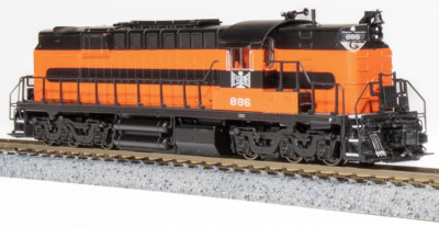 BROADWAY LIMITED 6615 N Alco RSD-15 B&LE #886 Orange & Blk Paragon4 Sound/DC/DCC
