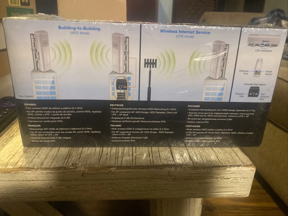 TRENDnet Long Range 11n 2.4GHz Wireless Outdoor PoE Access Point  - Image 2 of 4