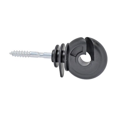 100x Ringisolatoren Ringisolator Weidezaun Elektrozaun Litze Draht Band 12mm