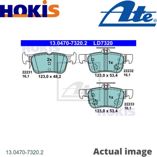 BRAKE PAD SET DISC BRAKE FOR FORD MONDEO/V/Hatchback/Turnier FUSION