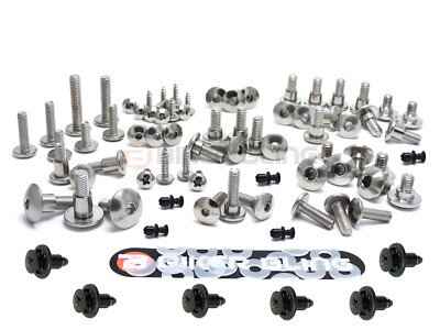 Yamaha FJR1300 2006 large headed stainless steel screen fairing cover bolts kit