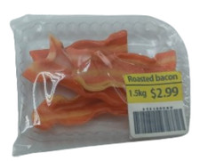 Play Food Miniature Bacon Grocery Store Packaging