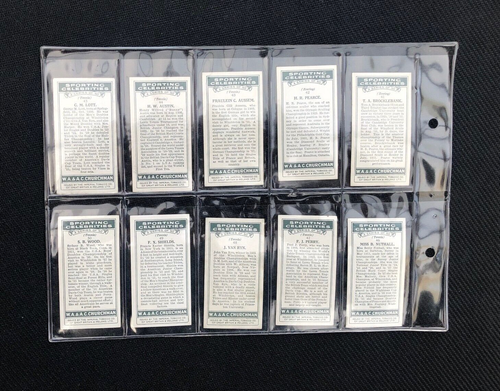Original 1931 Churchman Sporting Celebrities Rare Full Set Of 50 Cards - Picture 11 of 11