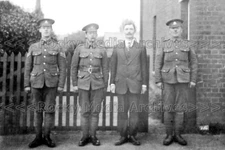 Kvv-137 WWI, Military, Welsh Soldiers Group 1914. Photo