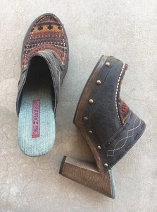 patchwork clogs