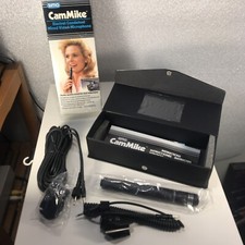 Vintage Sima Cam Mike Electret Condenser Wired Video Microphone New In Worn Box