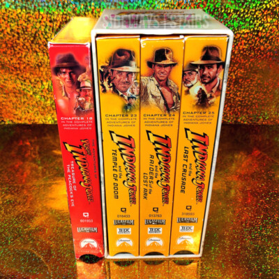COMPLETE ADVENTURES OF INDIANA JONES VHS BOXSET