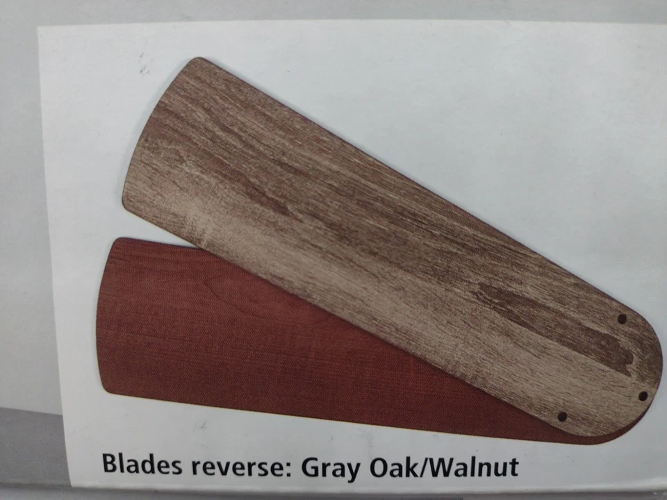 MAINSTAYS 44" HUGGER INDOOR CEILING FAN W/ SINGLE LIGHT, BRONZE *DISTRESSED PKG - Image 3 of 3