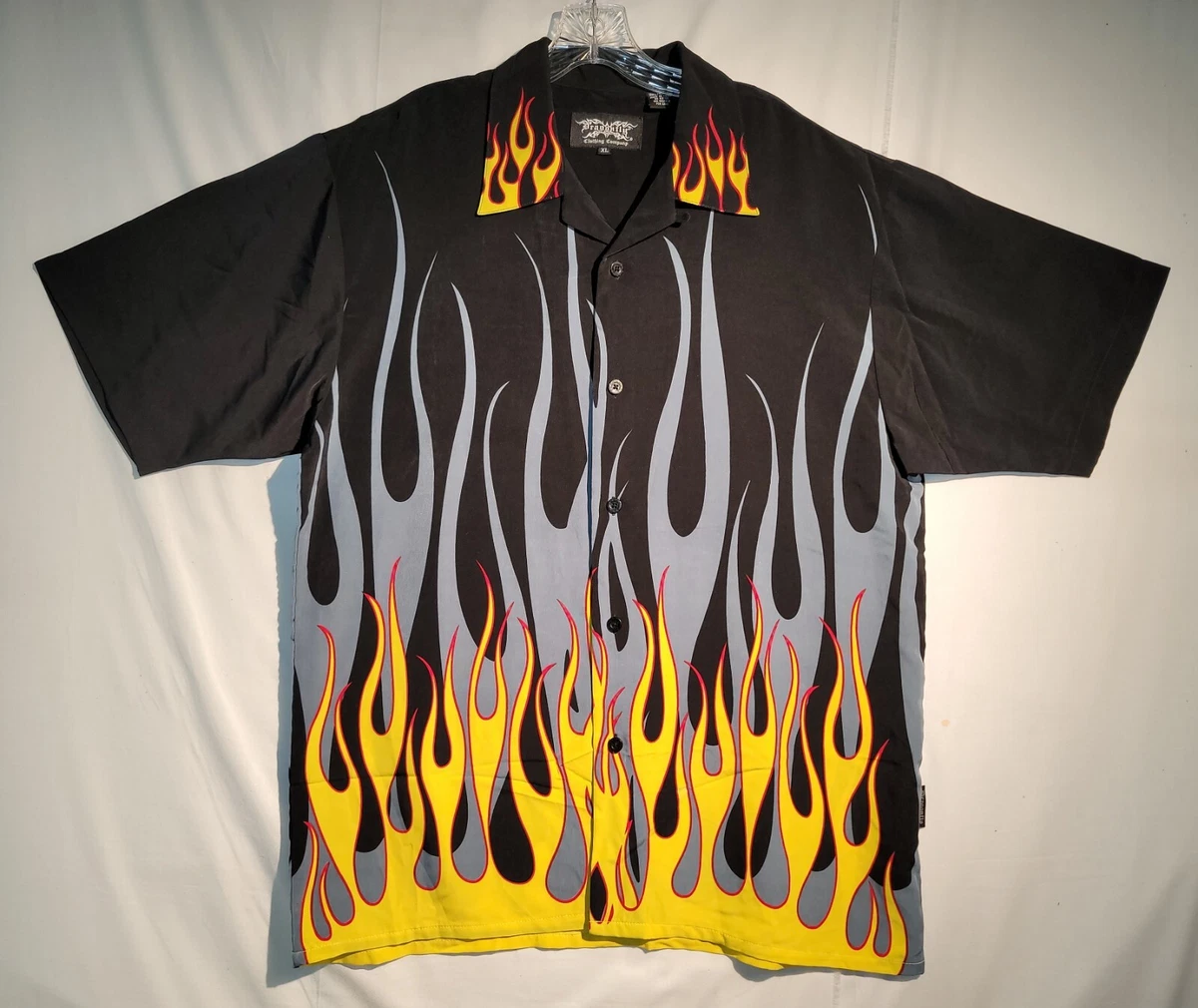 Vintage 90s Dragonfly Clothing Company Button Up Shirt Men XL