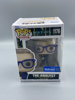 Funko Pop Movies Matrix The Analyst Walmart Exclusive 1176 Damaged Box