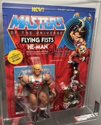 AFA 85 He-Man 1986 MOTU Mattel Flying Fists He-Man Series 5 (85-85