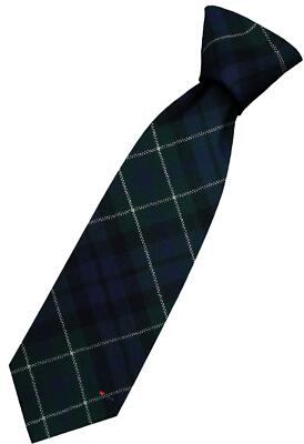Mens Wool Tie in Scottish Woven MacNeil of Colonsay Modern Tartan