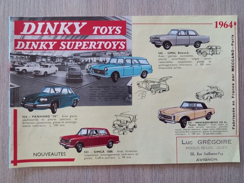 catalogue Dinky Toys 1965 – 1966 - Filrouge automobile