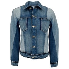 Frame Nouveau Le Multi-tone Mixed Denim Jacket S