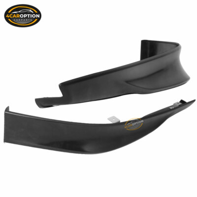HFP Style Front Bumper Lip Spoiler Kit For 2013-2015 Honda Accord Sedan (2-Piece, Unpainted)