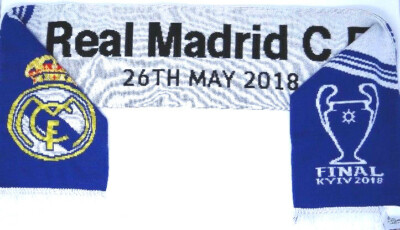 Schal Champions League Finale Kyiv 2018 [Real Madrid] Match Scarf Kiev Kiew
