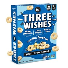Three Wishes Cereal Frosted Gluten Free Box 8.6 Oz