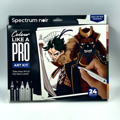 Spectrum Noir Like A Pro Art Kit Way of the Samurai 24pc Set Art by Nicola Yau