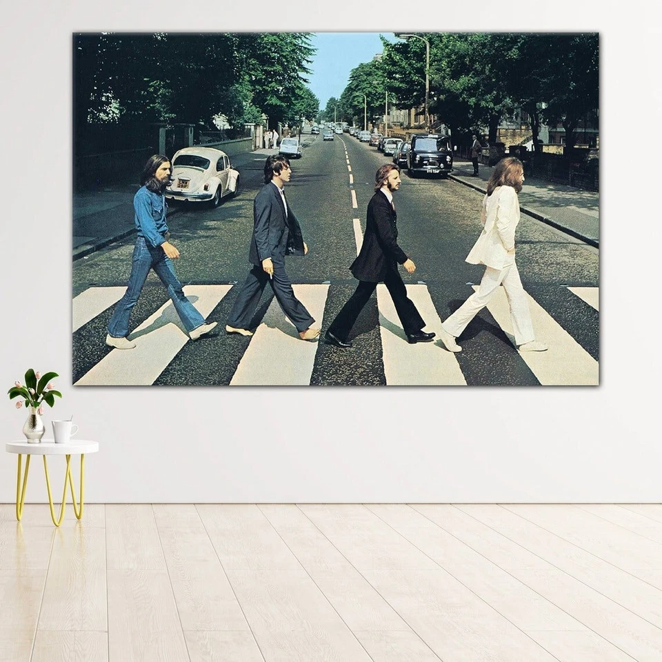 The Beatles Abbey Road Canvas Wall Famous Print Wall Art Canvas,Printed Smooth - Image 3 of 4