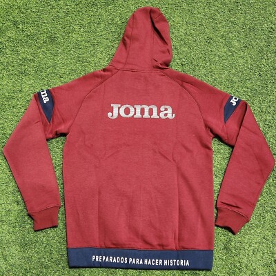Joma Cruz Azul Training Hoodie Sweater Burgundy | eBay