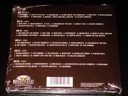 Black Sabbath: Collection - Radio 1975-1995 6 CD Set 2025 Eagle Eyes Ent. UK NEW - Picture 2 of 2