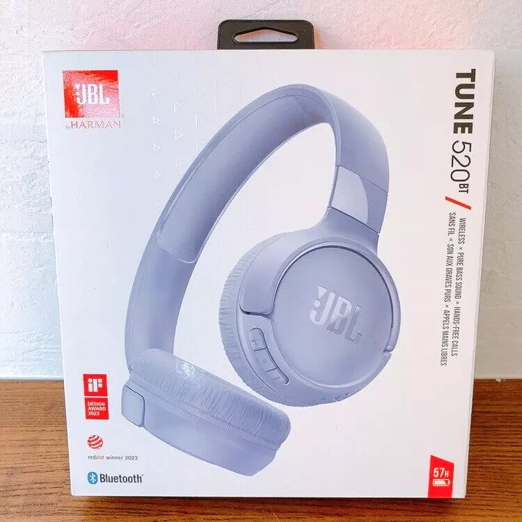 JBL TUNE 520BT Bluetooth Headphones Up to 57 hours continuous playback  Purple