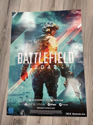 *** Battlefield 2042 *** Poster Merchandise *** 84cm x 59cm *** NEU *** PS5 Xbox