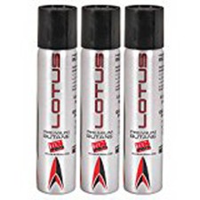 3 Can Lotus Premium Lighter Butane Refill Fuel 3.04 oz 90ml Canister 8290