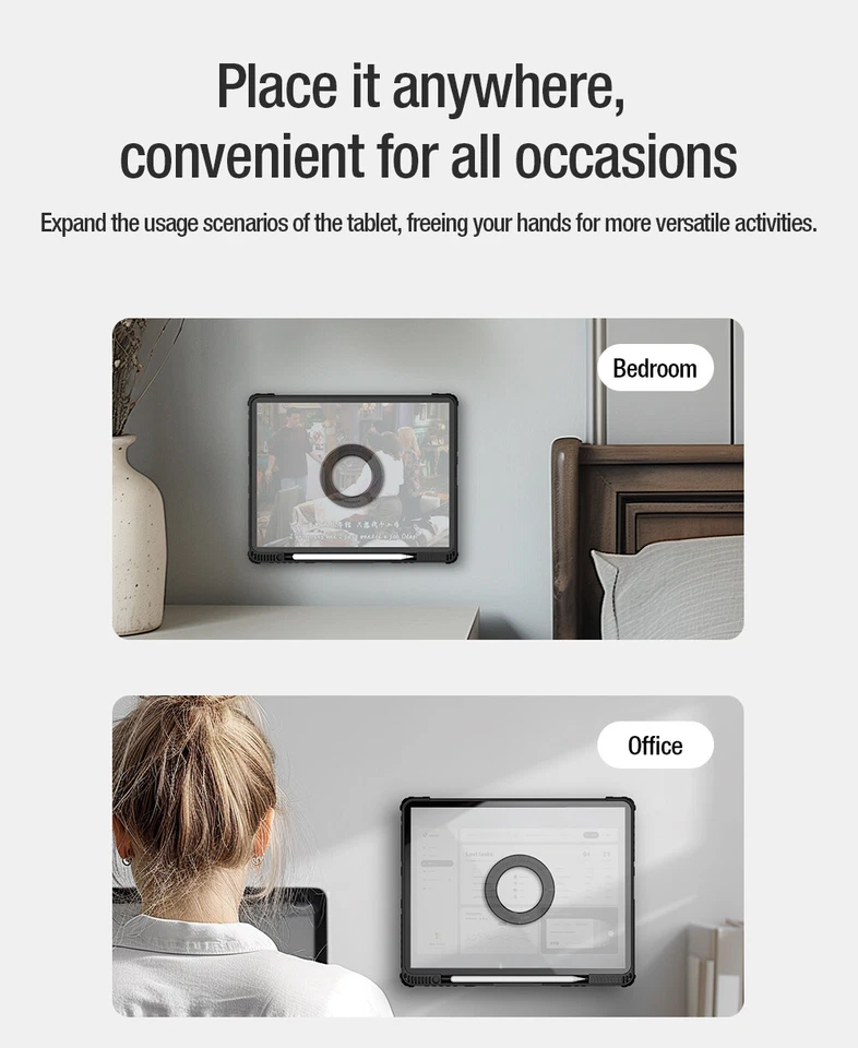 Pegatina ultra magnética Snaphold SOLO para funda con teclado retroiluminada para iPad Nillkin Foto 4 de 4