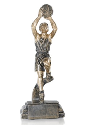 Basketball Herren Figur Pokal Pokale Resin *NEU* 25 cm inkl. Gravur