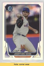 2014 Bowman Chrome Refractor 57/500 Jon Niese Jonathon Niese #161 READ 0l2