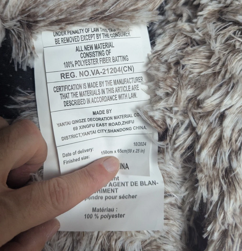 Funda de bolsa de frijoles para sofá mullida gigante ~ 6 pies - solución versátil de almacenamiento y relajación Foto 3 de 4