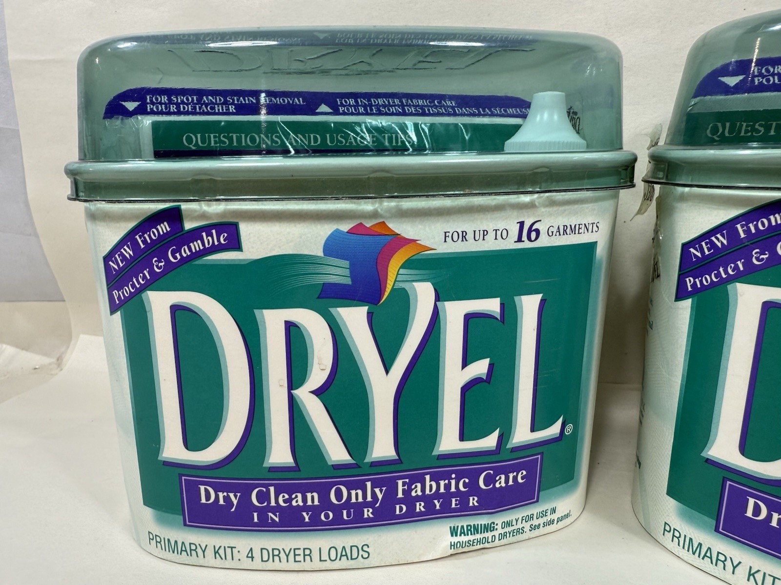 DRYEL Dryer Dry Cleaner Primary Kit 16 Garments Refill Cloths 24 NEW Vintage Lot